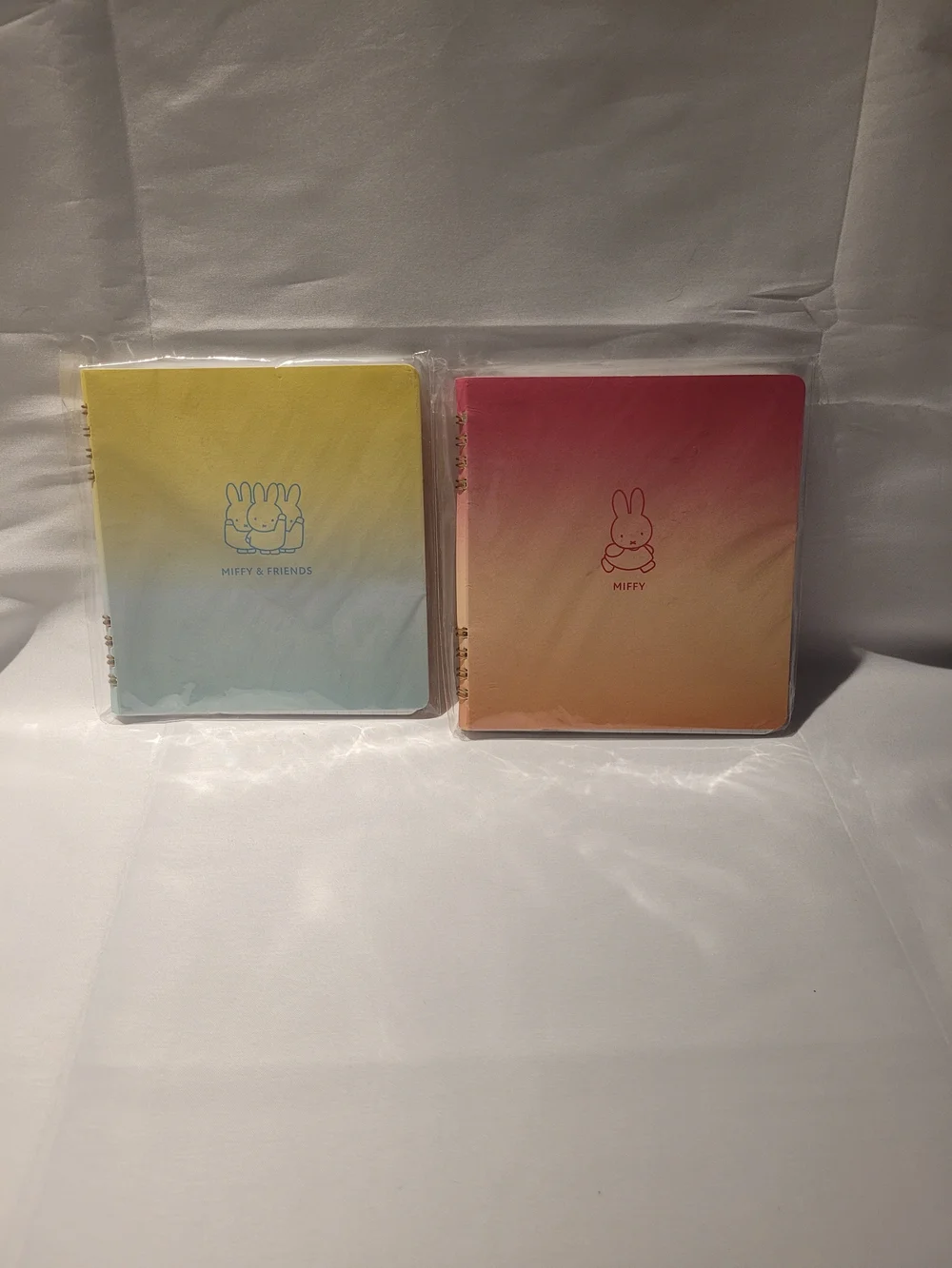 NWT New Miffy & Friends Spiral Notebook Set Ombre Gradient Pastel Japan Excl.